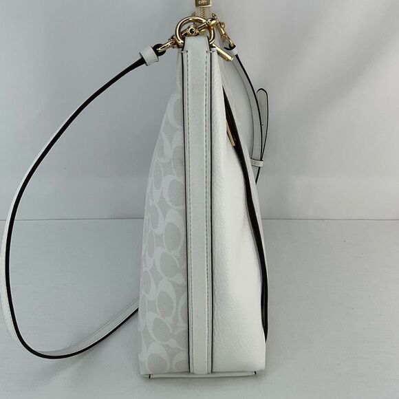 Coach Marlon Hobo In Signature Canvas - Picture 2 of 11